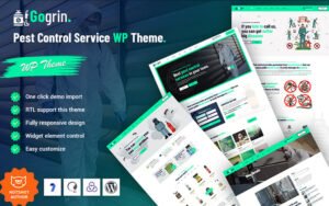 Gogrin - Pest Control Service WordPress Theme - Nulled Download - EmpireGPL