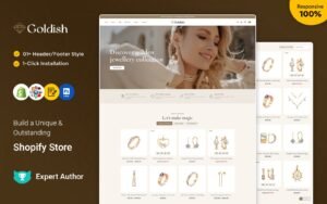 Goldish - Modern Jewelry, Diamond & Imitation Store Shopify Responsive Theme Shopify Theme - Nulled Download - EmpireGPL