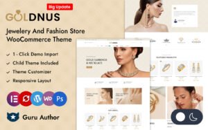 Goldnus - Jewelry Store Elementor WooCommerce Responsive Theme WooCommerce Theme - Nulled Download - EmpireGPL