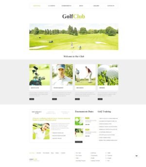 Golf Club WordPress Theme - Nulled Download - EmpireGPL