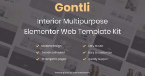 Gontli - Interior Multipurpose Template Kit - Nulled Download - EmpireGPL