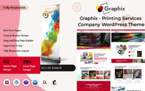Graphix - Printing Services Company WordPress Theme - Nulled Download - EmpireGPL
