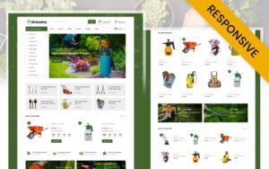 Grassery - Garden Tools Store OpenCart Responsive Template OpenCart Template - Nulled Download - EmpireGPL