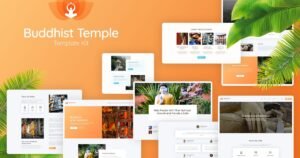Great Lotus - Buddhist Temple Template Kit - Nulled Download - EmpireGPL