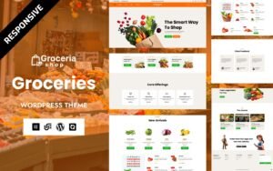 Groceria - Grocery and Fruits and Vegetables WooCommerce WordPress Elementor Theme WordPress Theme - Nulled Download - EmpireGPL