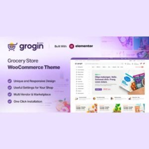 Grogin - Grocery Store WooCommerce WordPress Theme - Nulled Download - EmpireGPL