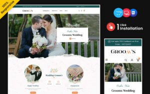 Grooms - Wedding Shop, Clothes, Accessories OpenCart Theme OpenCart Template - Nulled Download - EmpireGPL