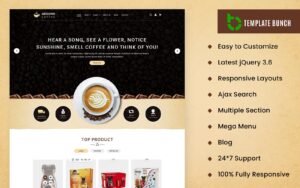 Ground Coffee - Responsive Shopify Theme for eCommerce - Nulled Download - EmpireGPL