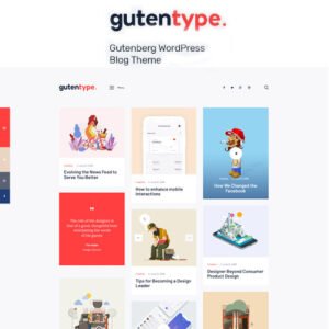 Gutentype 100% Gutenberg WordPress Theme for Modern Blog - Nulled Download - EmpireGPL