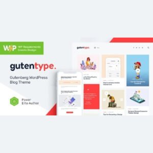 Gutentype - 100% Gutenberg WordPress Theme for Modern Blog + RTL - Nulled Download - EmpireGPL