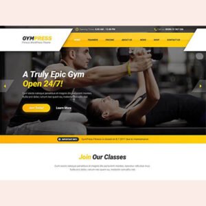 GymPress WordPress Theme - Nulled Download - EmpireGPL