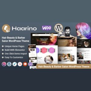 Haarino - Hair Beauty & Makeup Salon WordPress Theme - Nulled Download - EmpireGPL