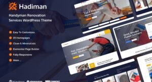 Hadiman - Handyman Renovation Services WordPress T - Nulled Download - EmpireGPL