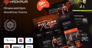 Hadkaur - Fitness and Gym WordPress Theme - Nulled Download - EmpireGPL