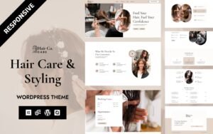 Hair Co. - Modern Barber Shop & Hair Salon WordPress Elementor Theme WordPress Theme - Nulled Download - EmpireGPL