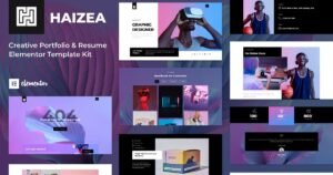 Haizea - Creative Portfolio & Resume Elementor Template Kit - Nulled Download - EmpireGPL