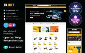 Hammer - Mega Tools Super Store Multipurpose OpenCart Template - Nulled Download - EmpireGPL