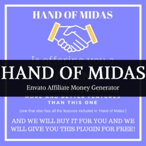 Hand of Midas – Envato Affiliate Money Generator Plugin for WordPress - Nulled Download - EmpireGPL