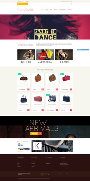 Handbag Responsive Shopify Theme - Nulled Download - EmpireGPL
