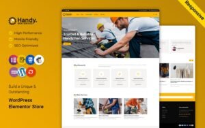 Handyman - Handyman, Plumber, Renovation, Maintenance Service Elementor WordPress Theme - Nulled Download - EmpireGPL