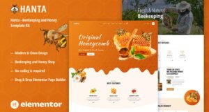 Hanta - Beekeeping & Honey Elementor Template Kit - Nulled Download - EmpireGPL