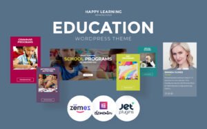 Happy Learning - Education Multipurpose Modern WordPress Elementor Theme WordPress Theme - Nulled Download - EmpireGPL