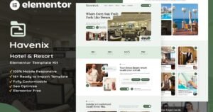 Havenix - Hotel & Resort Elementor Template Kit - Nulled Download - EmpireGPL