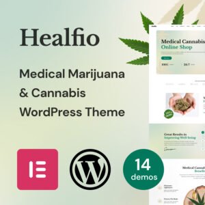 Healfio - Medical Marijuana & Cannabis WordPress Theme - Nulled Download - EmpireGPL