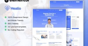 Healio - Medical Service Elementor Template Kit - Nulled Download - EmpireGPL