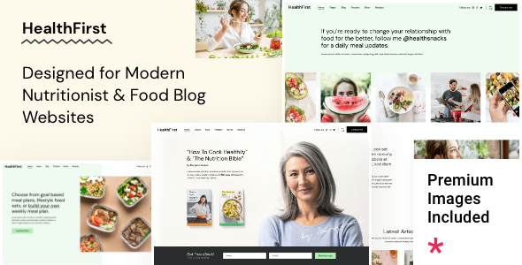 HealthFirst- Nutrition and Recipes Theme - Nulled Download - EmpireGPL