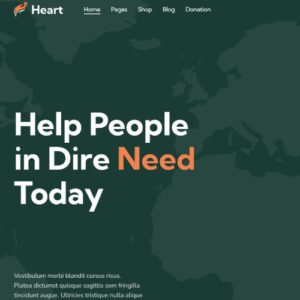 Heart - Donation & Charity Non-Profit WordPress Theme + AI - Nulled Download - EmpireGPL