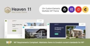 Heaven11 - Property & Apartment Real Estate WordPress Theme - Nulled Download - EmpireGPL