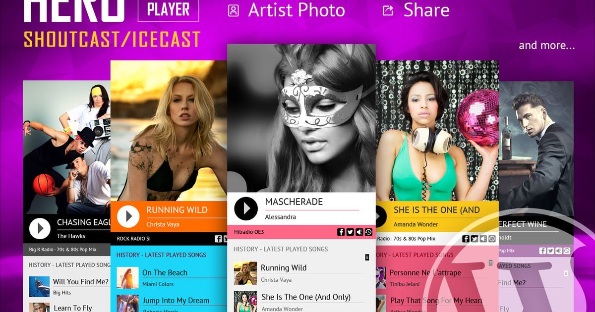 Hero – ShoutCast and IceCast Radio Player – Nulled Download – EmpireGPL