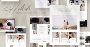Hibride – Bridal Photography & Wedding Planner Elementor Template Kit - Nulled Download - EmpireGPL