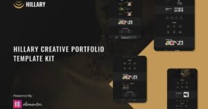 Hillary - Creative Portfolio Elementor Template Kit - Nulled Download - EmpireGPL