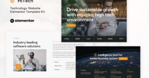 HiTech - IT Solutions & Services Elementor Template Kit - Nulled Download - EmpireGPL