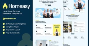 Homeasy - Local Home Services Elementor Template Kit - Nulled Download - EmpireGPL