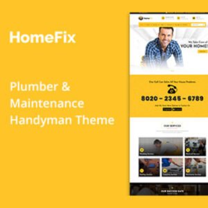 HomeFix - Plumber, Handyman Maintenance Theme - Nulled Download - EmpireGPL