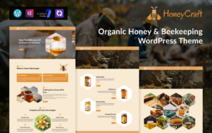 HoneyCraft – Organic Honey & Beekeeping WordPress Theme - Nulled Download - EmpireGPL