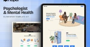 Hoper - Psychologist & Mental Health Elementor Template Kit - Nulled Download - EmpireGPL