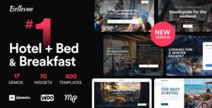 Hotel + Bed and Breakfast Booking Calendar Theme | Bellevue - Nulled Download - EmpireGPL