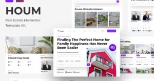 Houm - Real Estate Elementor Template Kit - Nulled Download - EmpireGPL