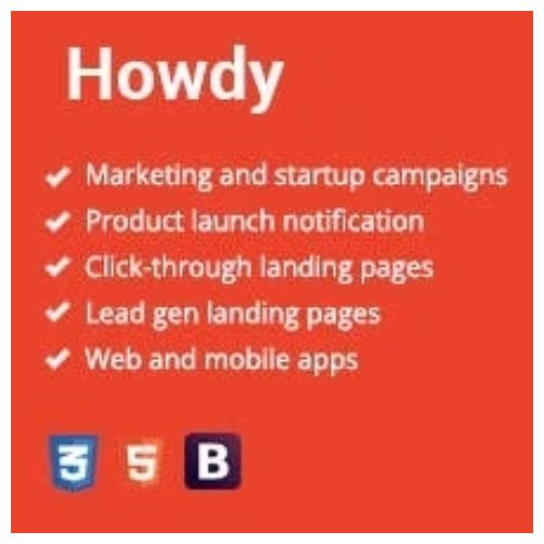 Howdy - Multipurpose High-Converting Landing Page WordPress Theme - Nulled Download - EmpireGPL