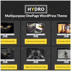HYDRO - One Page Portfolio WordPress Theme - Nulled Download - EmpireGPL