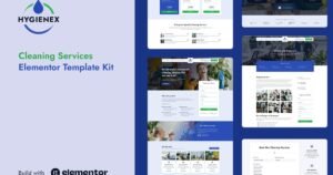 Hygienex - Cleaning Services Elementor Template Kit - Nulled Download - EmpireGPL
