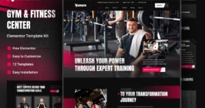 Hypegym - Gym & Fitness Center Elementor Template Kit - Nulled Download - EmpireGPL