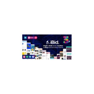 iBid - Multi Vendor Auctions WooCommerce Theme - Nulled Download - EmpireGPL