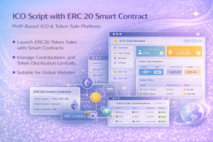 ICO Script with ERC 20 Smart Contract