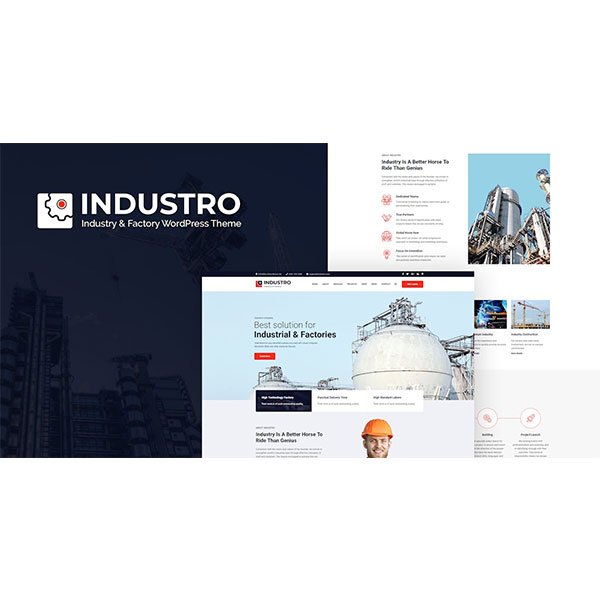Industro - Industry & Factory WordPress Theme - Nulled Download - EmpireGPL