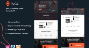 Ingl - Coworking Space Elementor Template Kit - Nulled Download - EmpireGPL